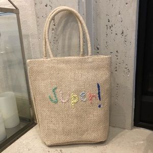 Straw tote (NWOT)